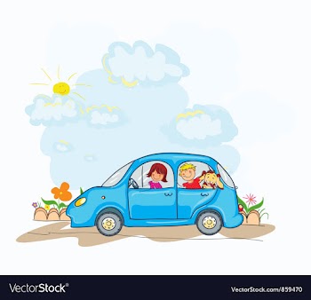 Cartoon background vector image