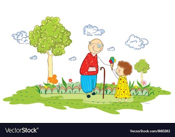 Cartoon background vector image