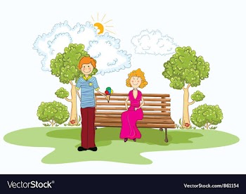 Cartoon background vector image