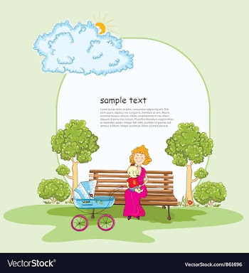 Cartoon background vector image