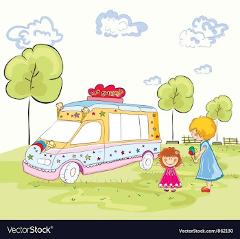 Cartoon background vector image