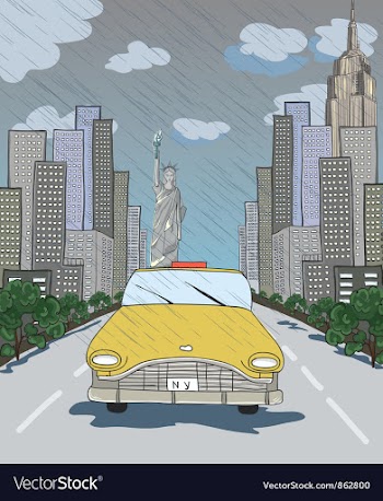 Cartoon background vector image
