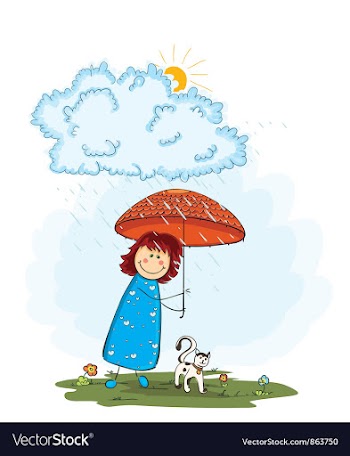Cartoon background vector image