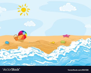 Cartoon background vector image