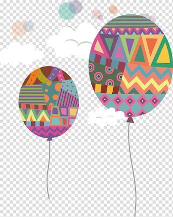 Cartoon Balloon Child Illustration, balloon transparent background PNG clipart
