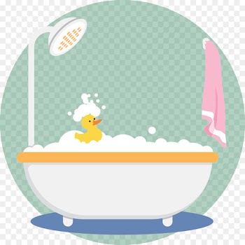 Cartoon Bathtub Illustration - Simple cartoon bathtub vector 