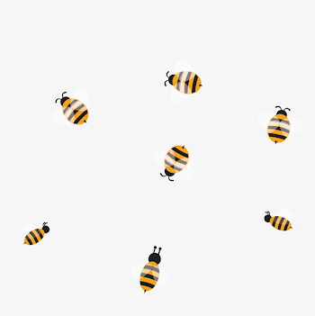 Cartoon Bee Vector, Cartoon Vector, Bee Vector, Bee Clipart PNG ...