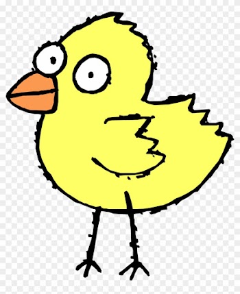 Cartoon Bird Clipart - Cartoon Baby Chicken Png