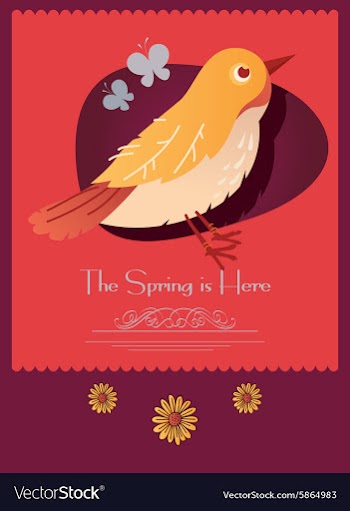 Cartoon bird design vector image