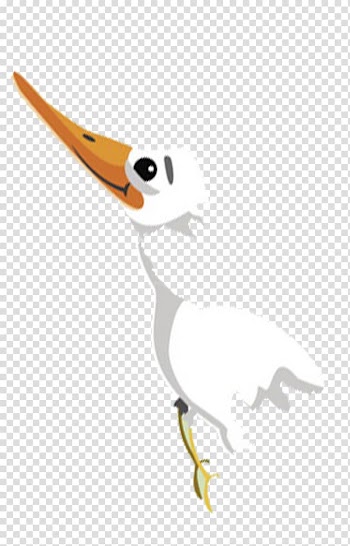 Cartoon Bird, White cartoon bird transparent background PNG clipart