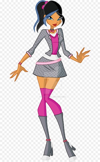 Cartoon, Bloom, Tecna, Fashion Illustration PNG