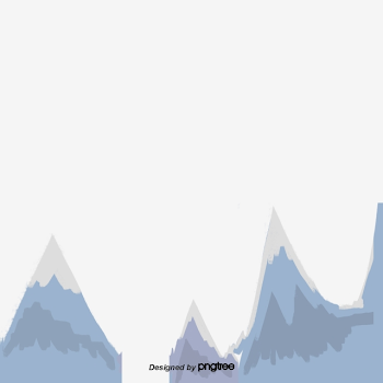 Cartoon Blue Mountains, Element, Cartoon, Scenes PNG Transparent ...