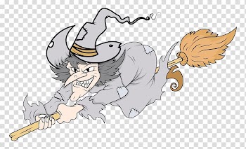Cartoon Boszorkxe1ny Witchcraft Illustration, Cartoon witch transparent background PNG clipart