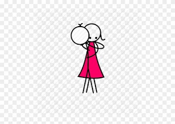 Cartoon Boy And Girl Hugging - Boy Girl Icon Png