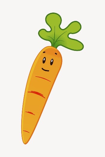 Cartoon carrot clipart, vegetable illustration | Free PSD - rawpixel
