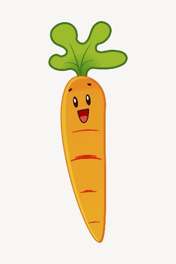Cartoon carrot sticker, vegetable illustration | Free Vector - rawpixel