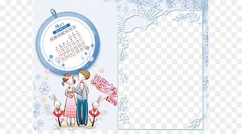 Cartoon - Cartoon Calendar Template 