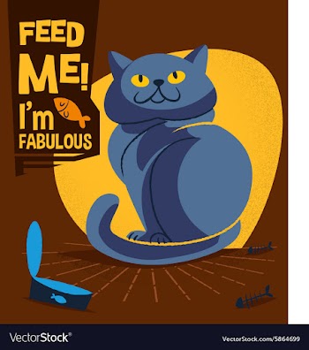 Cartoon cat design vector image