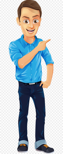 Cartoon Character Male - Vector Business people 