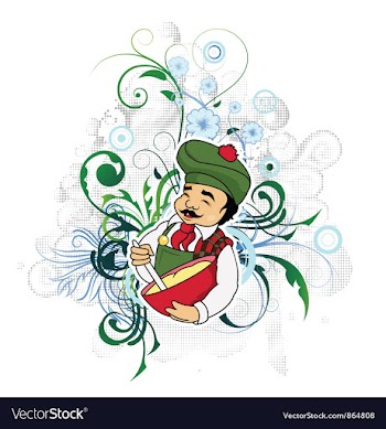 Cartoon chef vector image