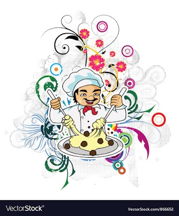 Cartoon chef vector image