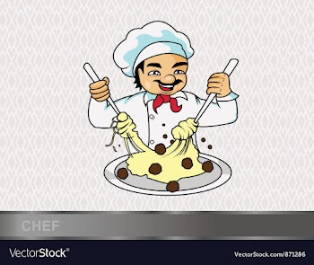 Cartoon chef vector image
