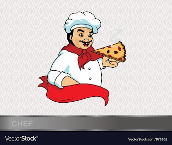 Cartoon chef vector image