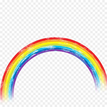 Cartoon Chemical element Green - rainbow 