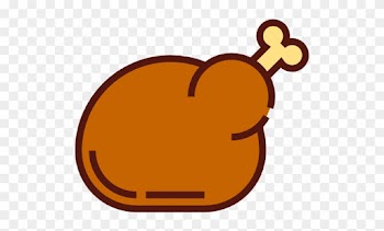 Cartoon Chicken Leg Download - Chicken As Food