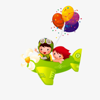 Cartoon Child Material, Cartoon, Cartoon Plane, Cartoon Kids PNG ...