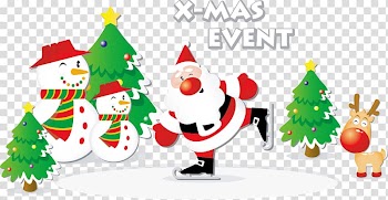 Cartoon Christmas elements transparent background PNG clipart