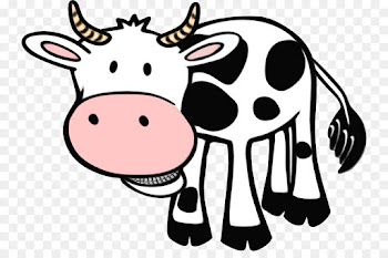 cartoon clip art bovine dairy cow snout