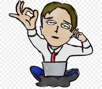 cartoon clip art cheek finger gesture