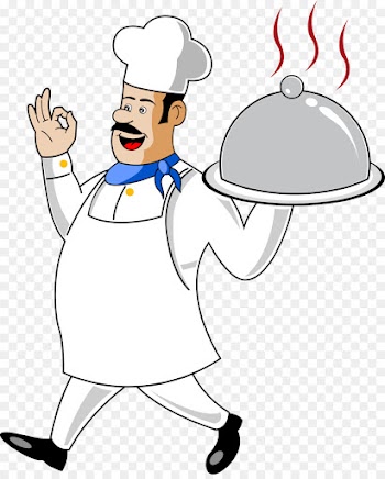 cartoon clip art cook finger line art
