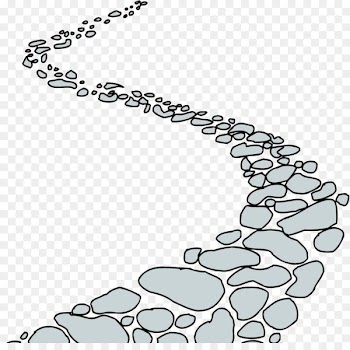 Cartoon Clip art - Curved mountain road 
