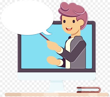 cartoon clip art display device job