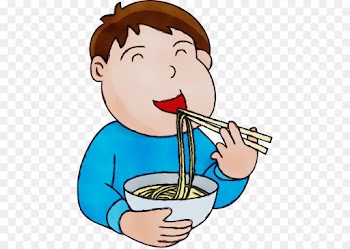 cartoon clip art eating junk food meal