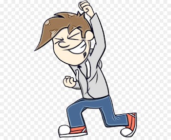 cartoon clip art finger male line art