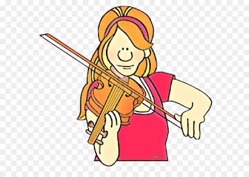 cartoon clip art finger musical instrument violin