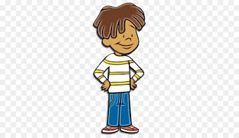 cartoon clip art male standing finger