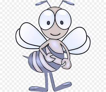 cartoon clip art membrane-winged insect animated cartoon fictional character