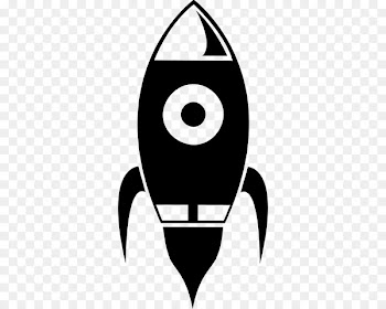 Cartoon Clip art - Moon Rocket 