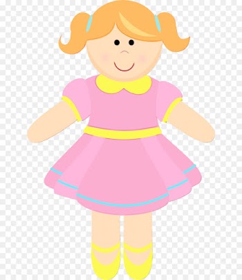 cartoon clip art pink child toddler