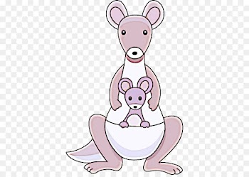 cartoon clip art pink nose rat
