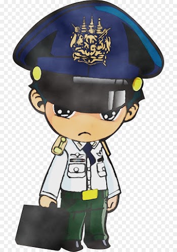 cartoon clip art police officer uniform military officer