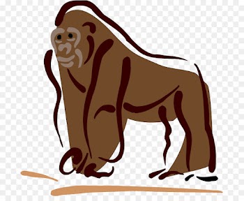 cartoon clip art terrestrial animal wildlife old world monkey