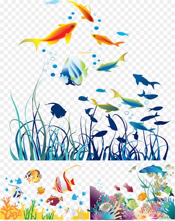 Cartoon Clip art - Vector deep sea 