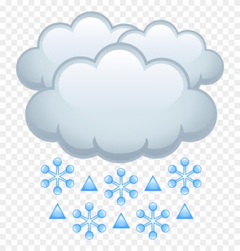 Cartoon Cloud Clip Art - Nubes Con Gotas De Lluvia