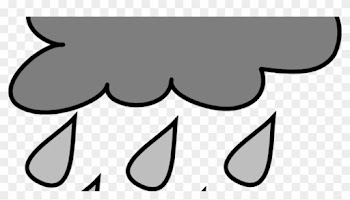 Cartoon Cloud With Rain