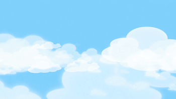 Cartoon Clouds and Blue Sky Motion Background - Storyblocks Video